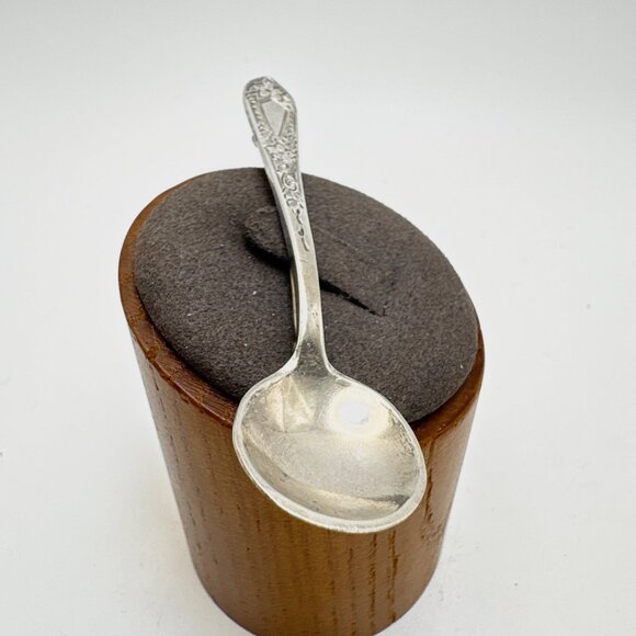 VTG Sterling Silver 925 Floral & Scroll Design Spoon Brooch Size 2.75" Length - Picture 2 of 12